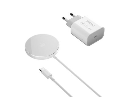 Dudao A12XS bezdrátová nabíječka 15W + 20W síťová nabíječka (kompatibilita MagSafe)