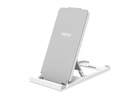 WK Design držák / stojánek na tablet / mobilní telefon bílá / stříbrná