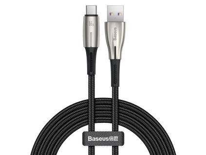 Baseus Water Drop USB kabel - USB-C / 66W / SCP / 1m / 6A / černý CATSD-M01