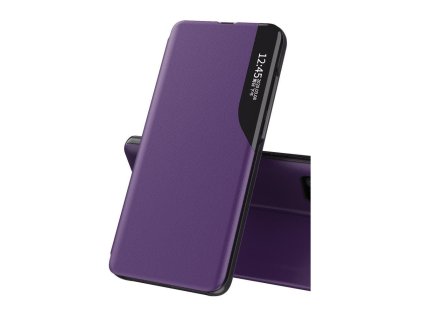 Pouzdro ECO Leather View pro Samsung G991 Galaxy S21 (5G) fialové
