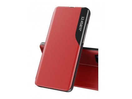 Pouzdro ECO Leather View pro Samsung Galaxy A72 4G / A72 5G červené