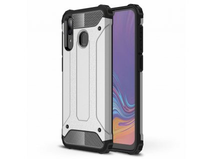 Hybrid Armor Case odolné pouzdro pro Samsung Galaxy A11 / M11 stříbrné