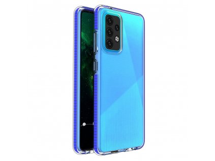 Spring Case TPU pouzdro pro Samsung Galaxy A52 4G / A52 5G clear / blue