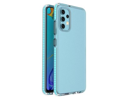 Spring Case TPU pouzdro pro Samsung Galaxy A32 4G clear / light blue
