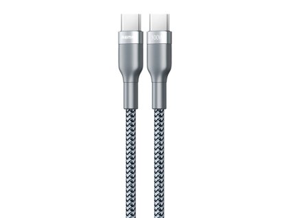 Remax RC-174C kabel USB-C PD / USB-C PD 2.0 / 1m / 5A / 20V / 100W stříbrný