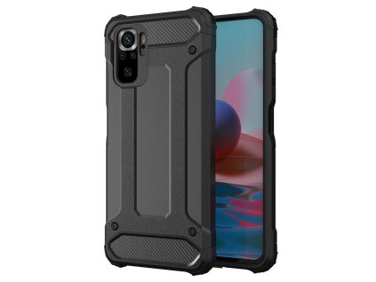 Hybrid Armor Case odolné pouzdro pro Xiaomi RedMi NOTE 10 / RedMi NOTE 10S černé