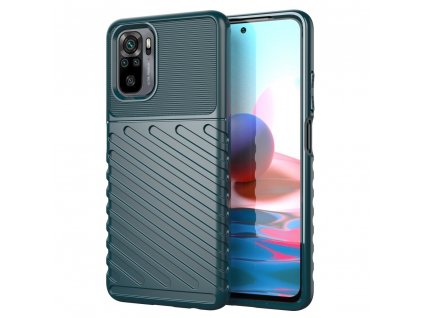Pouzdro Thunder Case pro Xiaomi RedMi NOTE 10 / RedMi NOTE 10S zelené