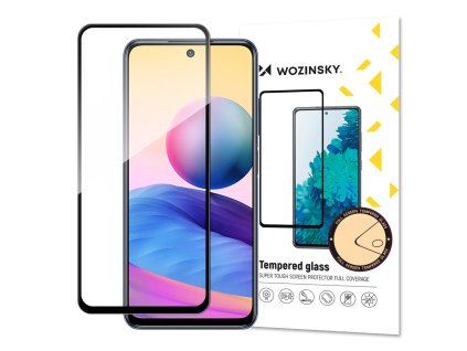Wozinsky Full Glue tvrzené sklo Xiaomi RedMi NOTE 10 5G / Poco M3 Pro černé 9111201939387