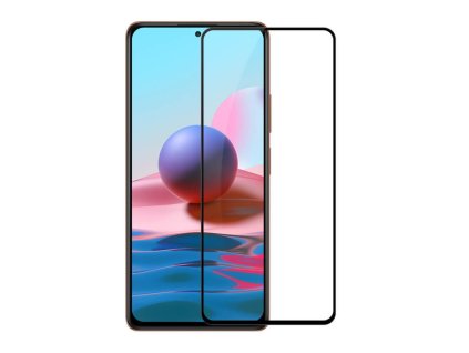 9H / 5D ochranné tvrzené sklo pro Xiaomi RedMi NOTE 10 / NOTE 10S černé 5900495879677