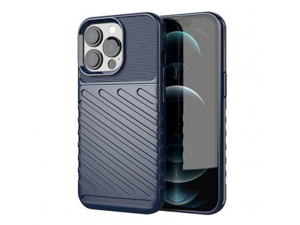 Thunder Case kryt pro Apple iPhone 13 PRO – odolné TPU pouzdro, modrá