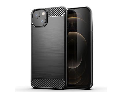 Carbon Case pouzdro / kryt pro Apple iPhone 13, černá