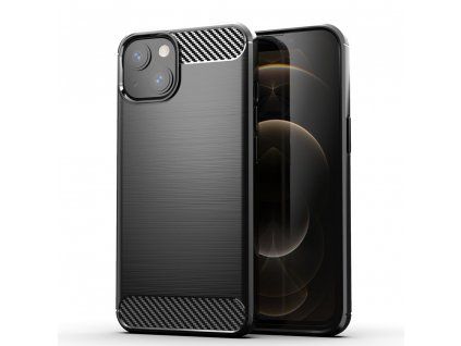 Carbon Case pouzdro / kryt pro Apple iPhone 13 Mini, černá