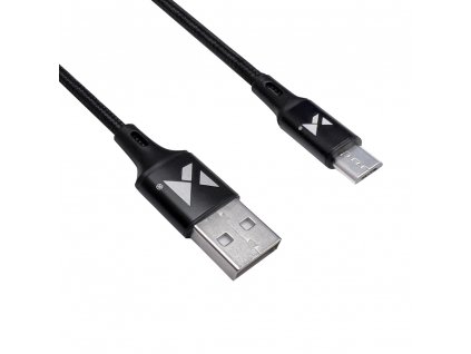 Wozinsky WUC-M1B USB kabel Micro USB / 1m / 2,4A černý