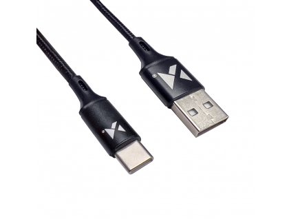Wozinsky WUC-C1B USB kabel USB-C / 1m / 2,4A černý