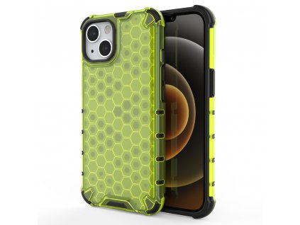 HoneyComb Armor Case odolné pouzdro pro Apple iPhone 13 (6,1") zelené