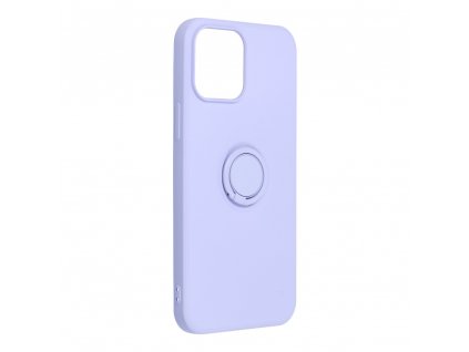 Silicone RING Case pouzdro 3v1 pro Apple iPhone 13 PRO MAX (6,7") violet