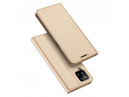 Dux Ducis pouzdro Skin Pro Bookcase Samsung Galaxy A22 4G gold / zlaté