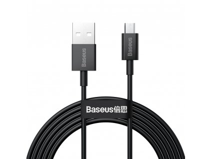 Baseus Superior USB kabel - Micro USB / 1m / 2A černý CAMYS-01