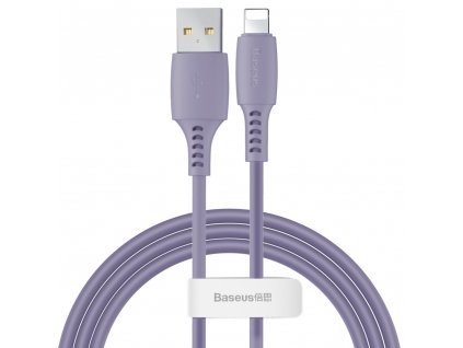 Baseus Colorful kabel USB / Apple Lightning 1,2m / 2,4A violet CALDC-05