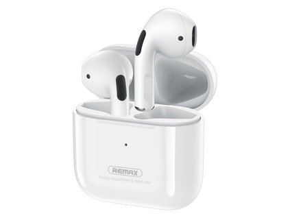 Remax TWS-10 Earbuds / BT 5.0 handsfree sluchátka / (iOS / Android) bílé