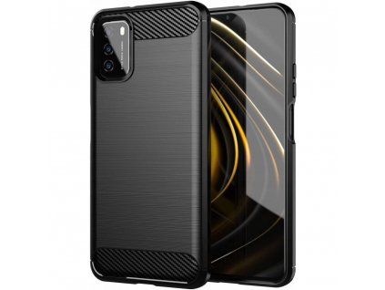 Pouzdro Carbon Case pro Xiaomi RedMi 9T / Poco M3 černé