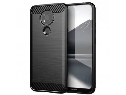 Pouzdro Carbon Case pro Nokia 3.4 černé