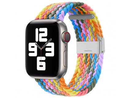Strap Fabric řemínek k Apple Watch 1/2/3/4/5/6/7/8/9/SE - 38/40/41mm multicolor 3