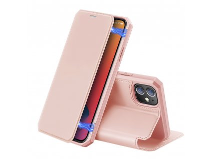 Dux Ducis pouzdro Skin X Bookcase Apple iPhone 12 / 12 PRO (6,1") pink / růžové