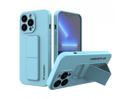 Wozinsky Kickstand Case pouzdro / kryt s opěrkou 3v1 pro Apple iPhone 13 PRO (6,1") blue