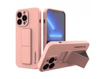 Wozinsky Kickstand Case pouzdro / kryt s opěrkou 3v1 pro Apple iPhone 11 PRO pink