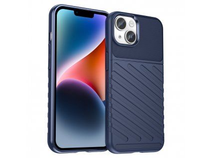 Thunder Case kryt pro Apple iPhone 14 Plus – odolné TPU pouzdro, modrá