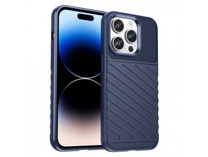 Thunder Case kryt pro Apple iPhone 14 PRO – odolné TPU pouzdro, modrá