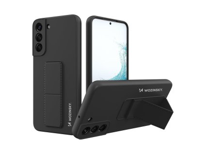 Wozinsky Kickstand Case pouzdro / kryt s opěrkou 3v1 pro Samsung Galaxy S22 Plus black