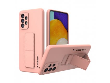 Wozinsky Kickstand Case pouzdro / kryt s opěrkou 3v1 pro Samsung Galaxy A53 5G pink