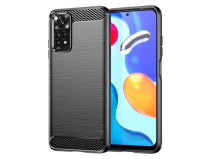 Carbon Case pouzdro / kryt pro Xiaomi RedMi NOTE 11  / NOTE 11s, černá