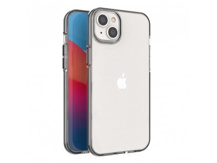 Spring Case TPU pouzdro / kryt pro Apple iPhone 14 Plus, transparentní černá