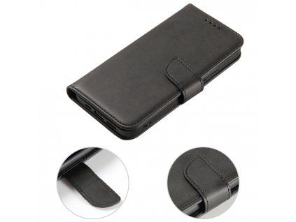 Knížkové pouzdro Smart Elegant pro Apple iPhone 14 Plus, černá