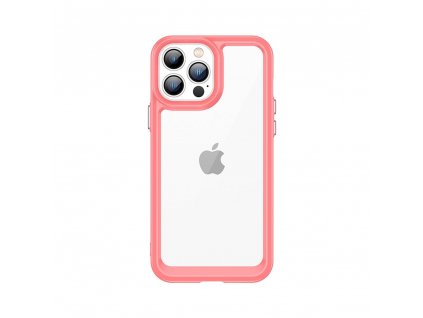 Outer Space case pouzdro / kryt pro Apple iPhone 12 PRO (6,1") clear / pink