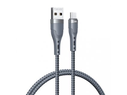 REMAX RC-C006m USB kabel pro Micro USB 2,4A / 1m / stříbrný