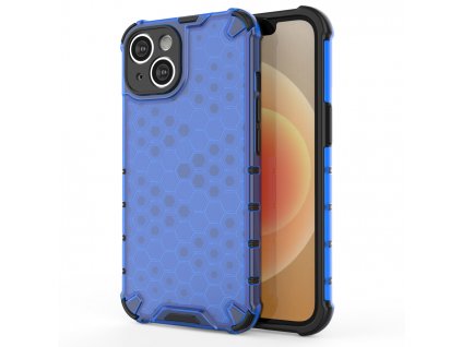HoneyComb Armor Case odolné pouzdro pro Apple iPhone 14 Plus (6,7") modré
