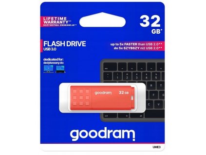 Goodram UME3-0320O0R11, 32GB flash disk / USB 3.0 orange