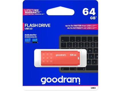 Goodram UME3-0640O0R11, 64GB flash disk / USB 3.0 orange