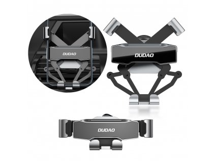 DUDAO F11 PRO Gravity držák do mřížky ventilátoru / černý