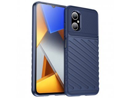 Thunder Case kryt pro Poco M4 5G – odolné TPU pouzdro, modrá
