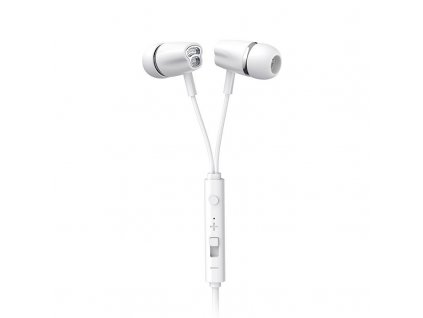 Joyroom JR-EL114 handsfree sluchátka iOS / Android - univerzální 3,5mm jack / bílé