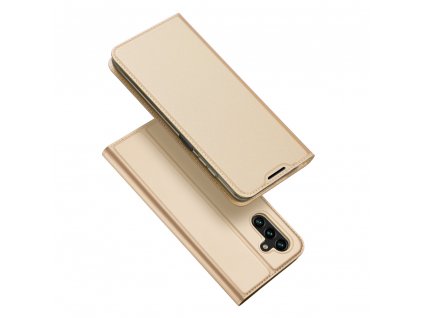 Dux Ducis pouzdro Skin Pro Bookcase Samsung Galaxy A14 5G gold / zlaté