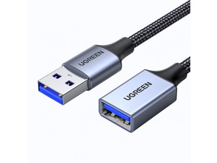 UGreen  US115 USB OTG kabel / prodlužovací - USB 3.0 5Gb/s 1m / šedý