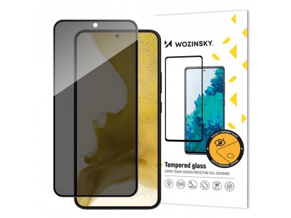 Wozinsky Full Glue tvrzené sklo / Anti SPY filter / Samsung Galaxy S22, 9145576273623