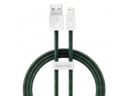 Baseus Dynamic 2 / USB kabel - iPhone Lightning / 2m / 2,4A / zelený