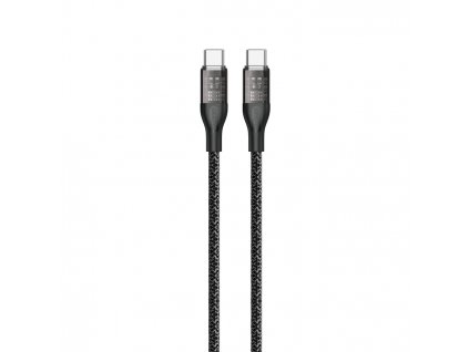 Dudao L22C kabel USB-C PD - USB-C / 1m / 120W / šedý